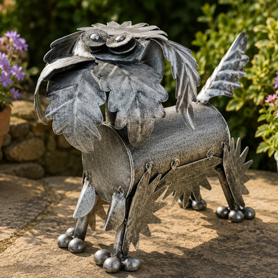 Alexandria Dog Metal Garden Statue