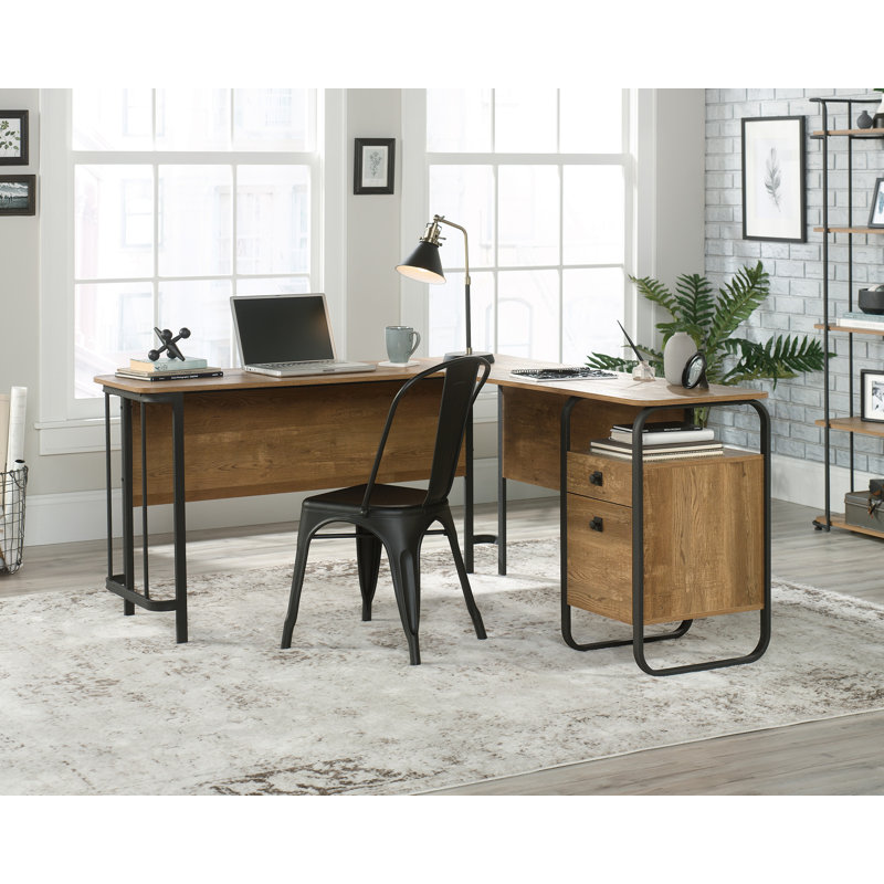 Station House L-Desk Etched