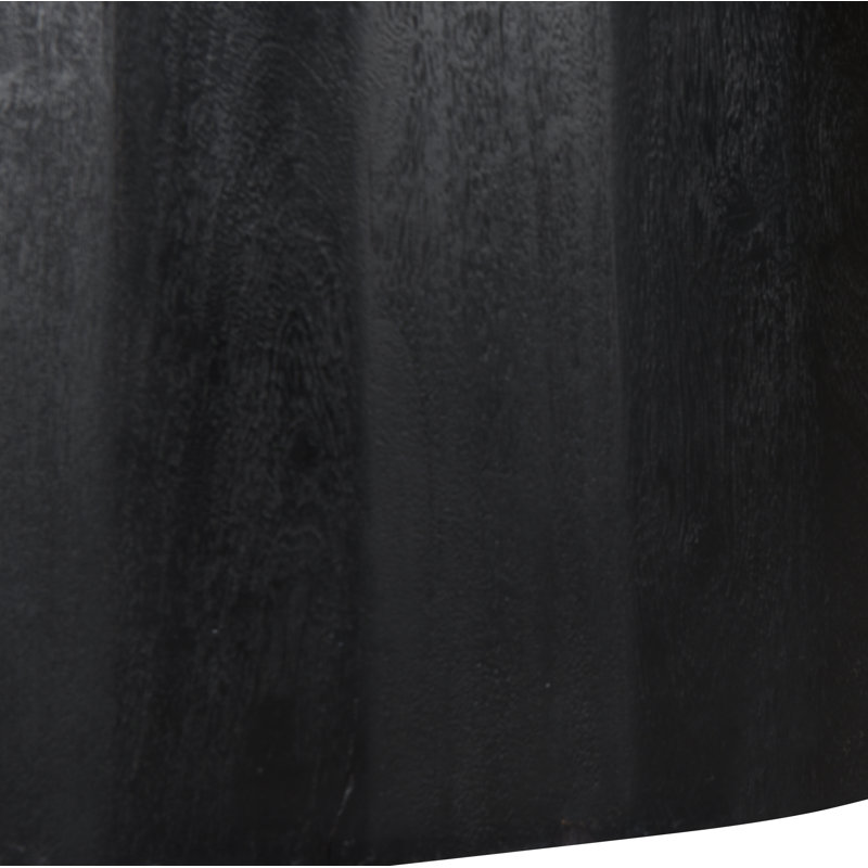 Genie Acacia Solid Wood Dining Table, Black