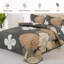 Ensemble de courtepointe 3 pièces avec imprimé floral-122256916-122256918