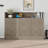 Twin XL Size Horizontal Murphy Bed With Desk, LED Light And USB Charging Station, Murphy Bed For Living Room, Guest Room