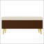 Banc de rangement avec repose-pieds Modern-800616713