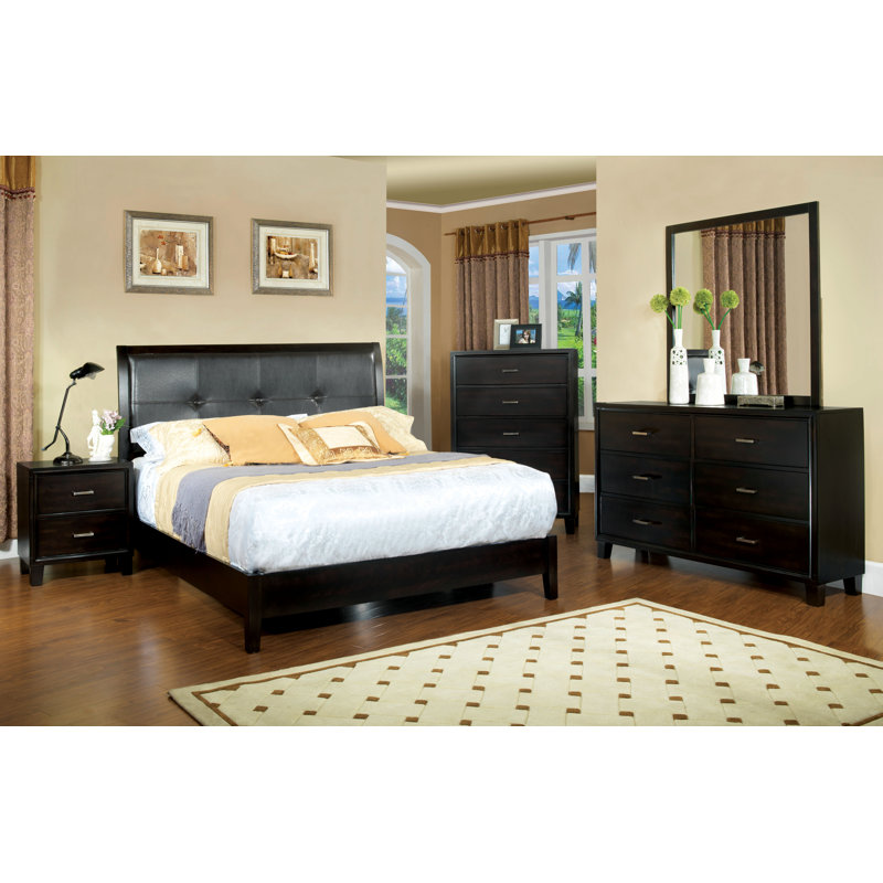 Keilianys Solid Wood Piece Bedroom Set