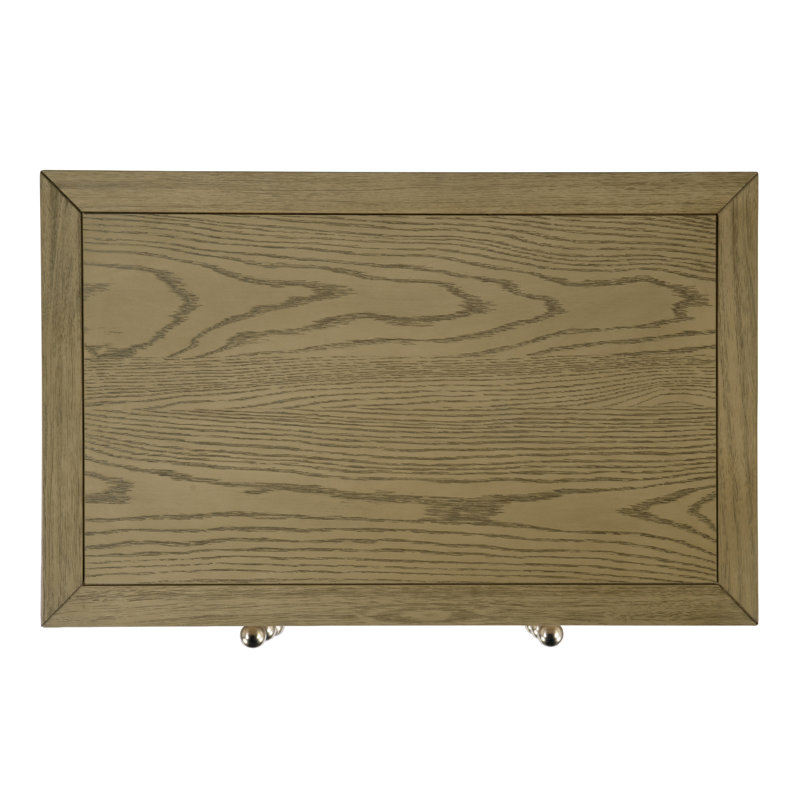 Nora 25 in. W Rectangular Wood 3 Drawer Nightstand, Light Oak