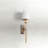 Garnet Sconce - Gold-27527622