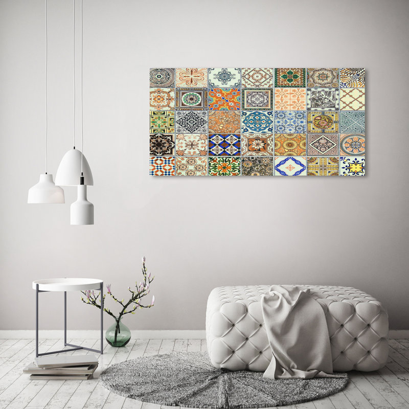 Ceramic Tiles - Wrapped Canvas Print