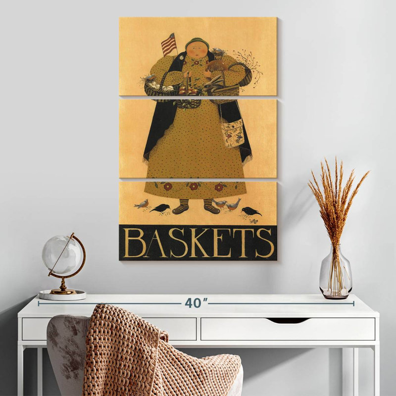 Leisha Baskets, 32" H x 20" W