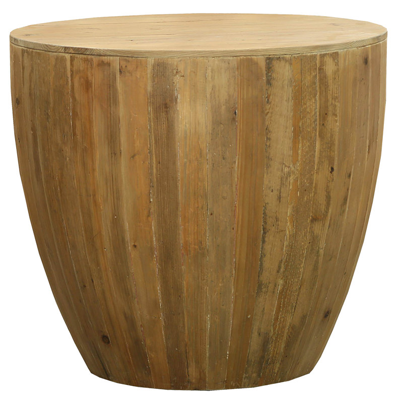 A&B Home Solid Wood End Table