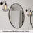 1 - Light Black Armed Sconce