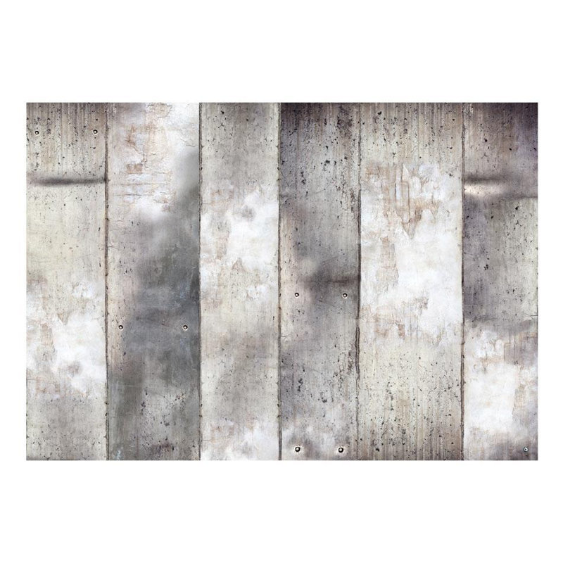 Murale rayée gris pierre, L 9,16 pi x l 157 po
