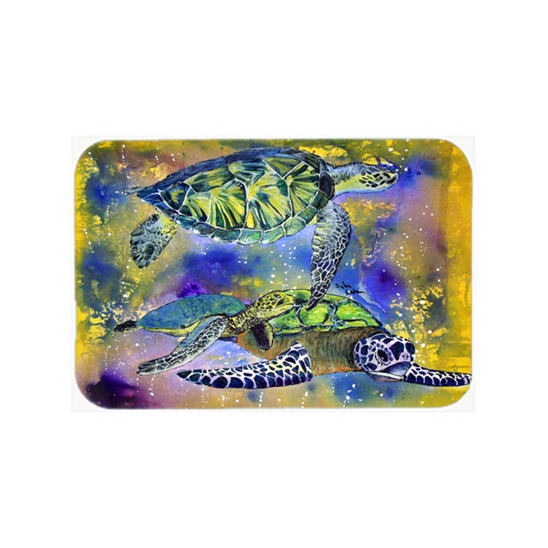 Zoomie Kids Koda Turtle Glass Cutting Board
