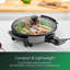 Emperial 30cm Non-Stick Electric Frying Pan Multi Cooker Skillet with Glass Lid - 1500W