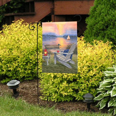 Waterfront Retreat Summer Garden Flag
