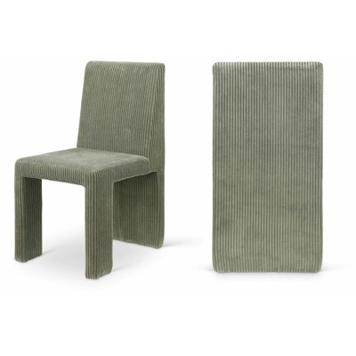 Chaise en velours côtelé Benson