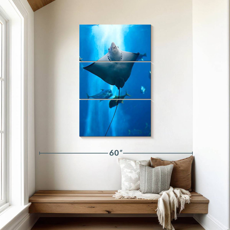 Brampt Manta Ray, 45" H x 28" W