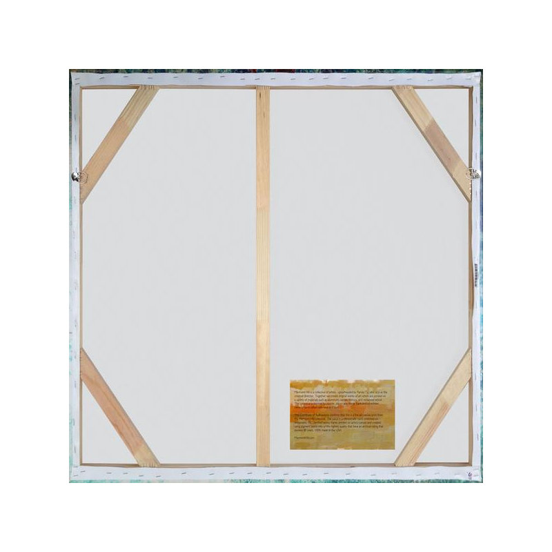 France Gilbert - Wrapped Canvas Painting, 45cm H x 45cm W