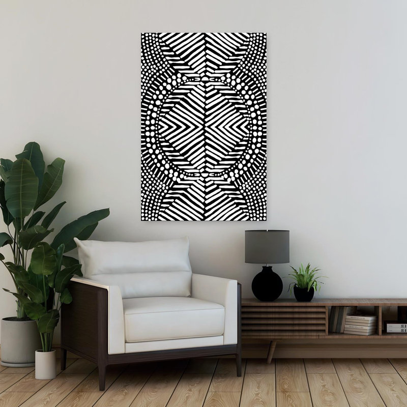 Tribal Abstract Contemporary Wall Art Print, 91.44cm H x 60.96cm W