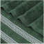 Ilseruth Zero Twist Cotton Ribbed Modern Geometric Border Soft 6 Piece Bathroom Towel Set-1245604758