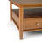Warm Shaker 36"W Solid Wood Square Coffee Table with Two Drawers and Open Shelf-335872249