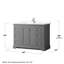 Ensemble de meuble-lavabo simple 48 po avec miroir Avery-97847852-97847854-97847856