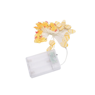 Easter Decorations LED Chicken And Eggs Shaped String Light Decorations Shop Window Hanging Decorations Easter Creativeness Gifts