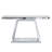 55.9" Modern Luxe Full-Body Mirror Entryway Table With Trapezoid Base – 360° Reflective Console Table