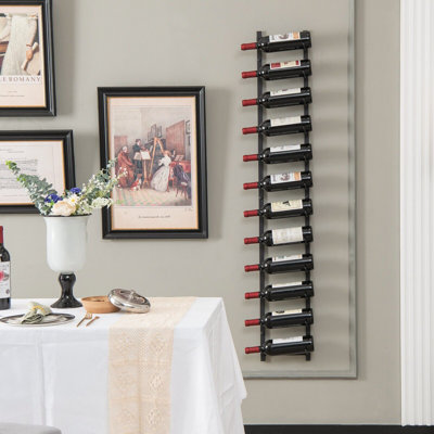 Wine Bottle Rack in Black