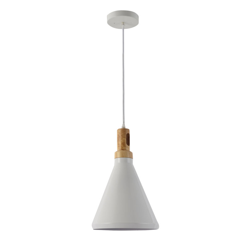 Way Wick 1 - Light Single Pendant, White