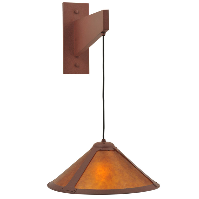 Rustic Lodge Armed Sconce
