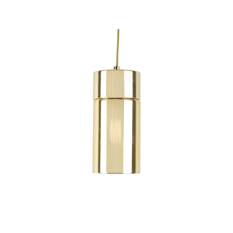 Lax 1 - Light Cylinder Pendant, Gold