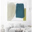 " Beige And Navy Abstract "-59884947