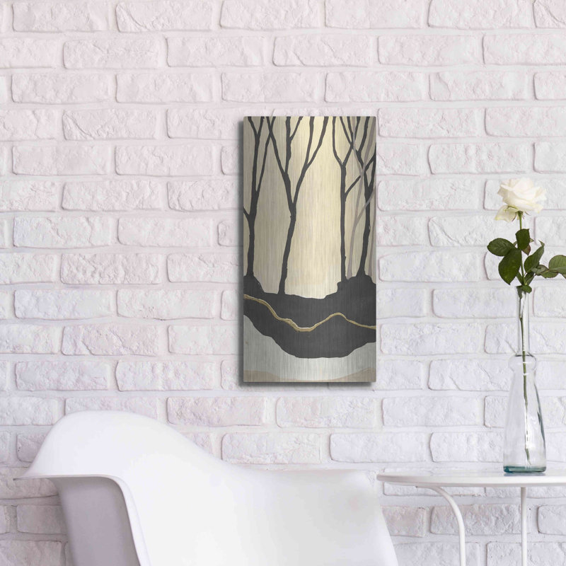 «Millwood Pines» «Silhouette II» par Chris Paschke, art mural en métal, H 24 po x l 12 po