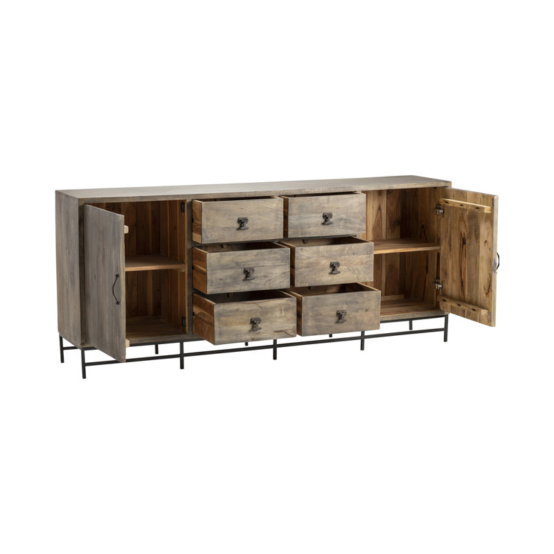 Craigsville 80'' Solid Wood Sideboard