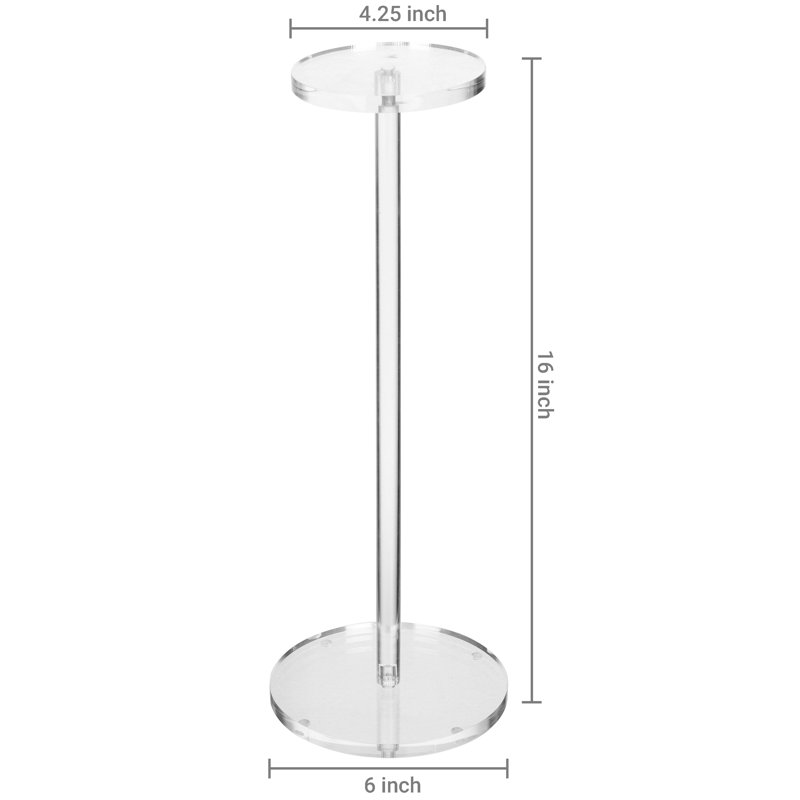 Plastic Freestanding Coat Rack, Transparent