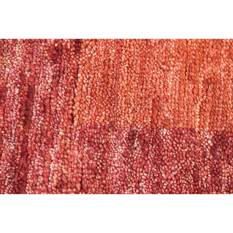 Wool Southwestern Area Rug in Red, Rectangle 8' x 10'