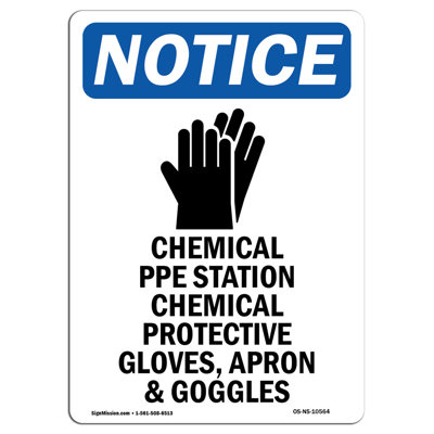 Chemical PPE Station Sign