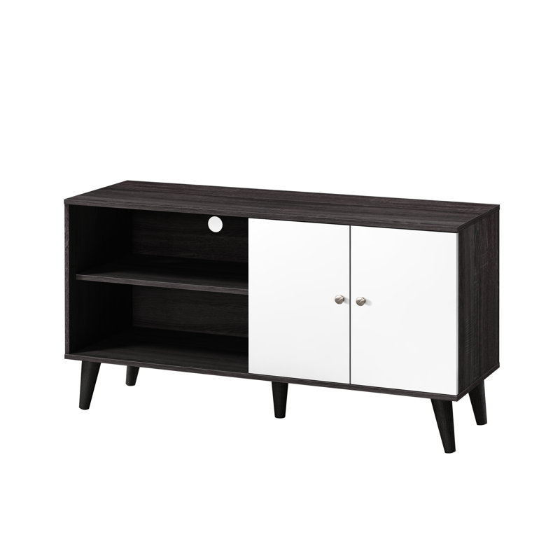 Amidon TV Stand For Tvs Up To 47.3", With 2 Storage Shelves& 1 Cabinet, Modern Entertainment Centre For TV In Living Room