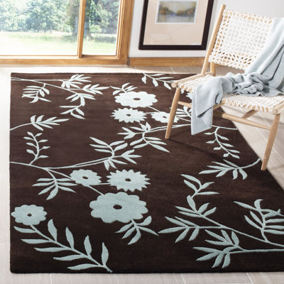 Avayah Soho Hand Tufted Wool And Viscose Floral Rug