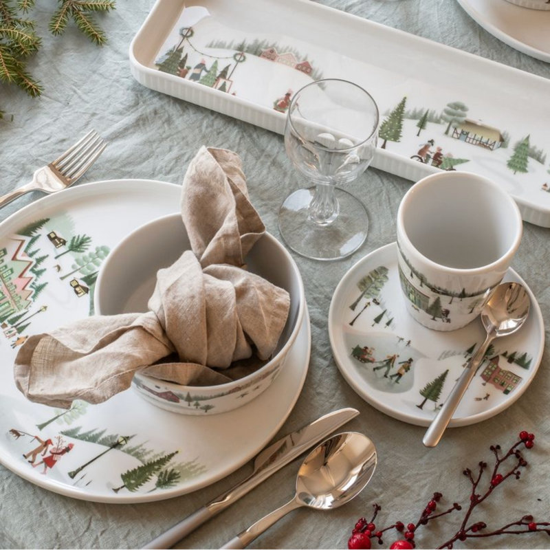 Winter Decor Toulouse Plate