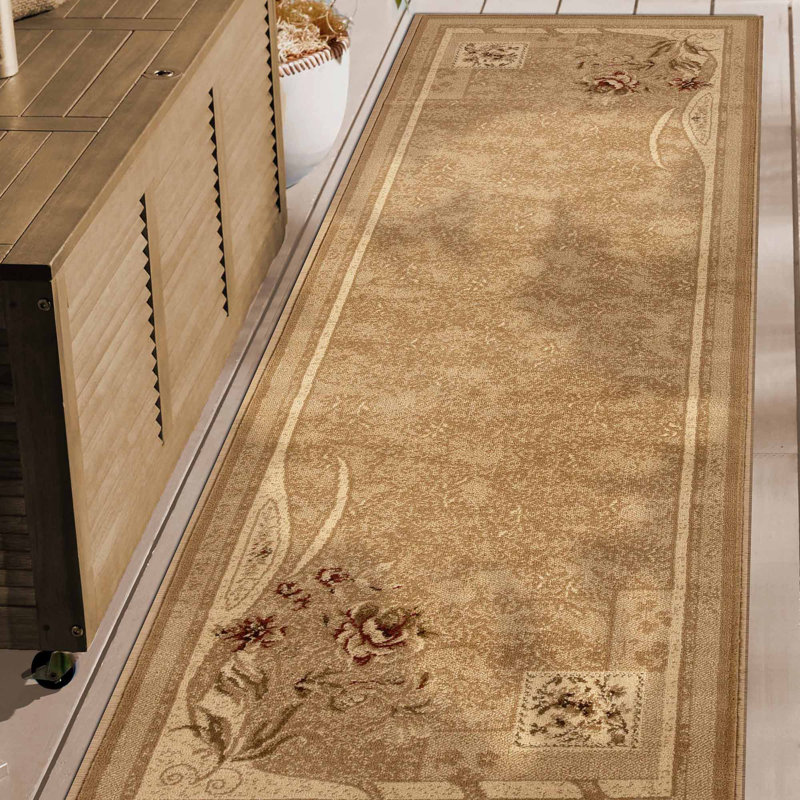 Tapis de couloir 100% polypropylène Alishea, Tapis de couloir 2 pi 6 po x 8 pi