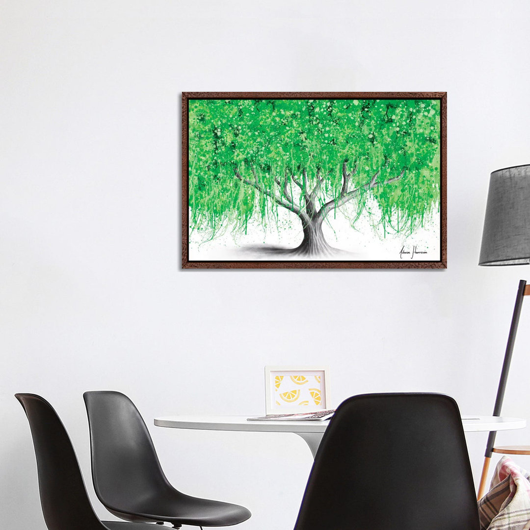 Waterside Willow Tree von Ashvin Harrison - Galerie-Giclée auf Leinwand