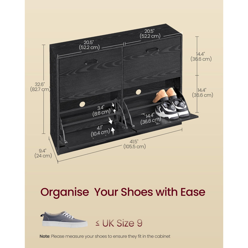28 Pair Shoe Storage Cabinet