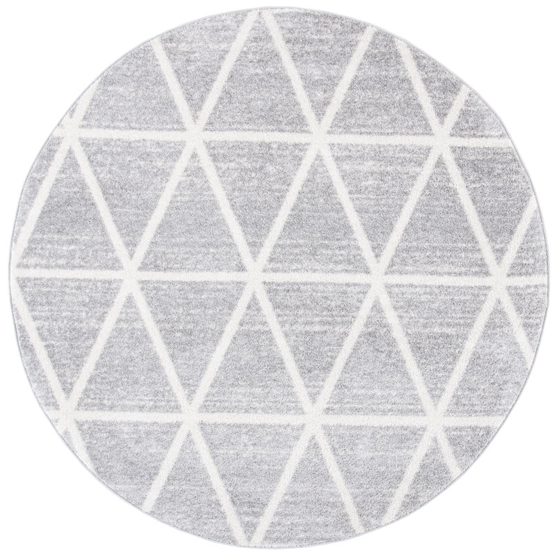 Garay Performance Geometric Rug, Round 6'