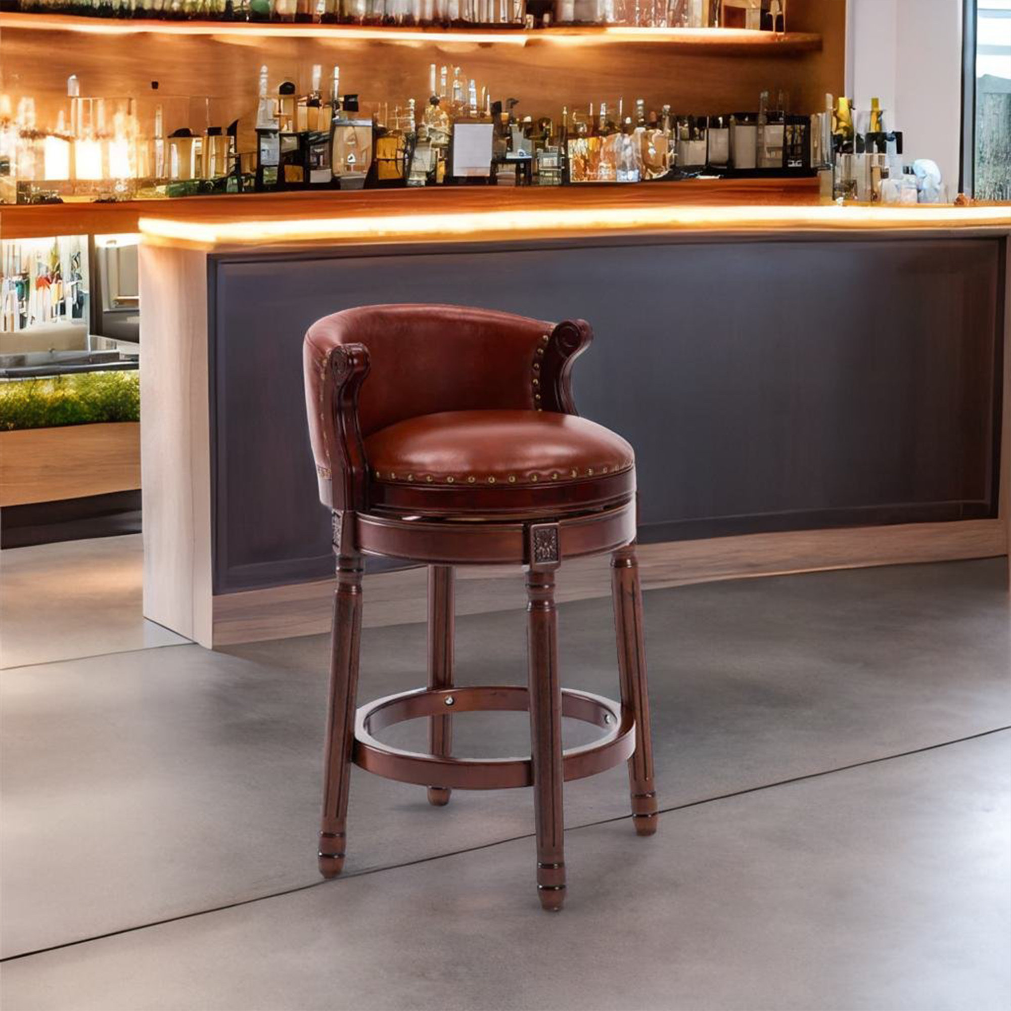 Khan bar & counter best sale swivel stool