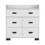 Commode double l 33,46 po à 5 tiroirs Fynnleigh-1821868349