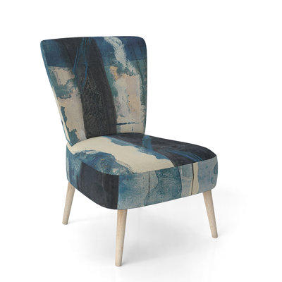 Deep Woods II Indigo - Country Charm Upholstered Side Chair