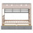 Castle-Themed Bunk Bed Equipped With Two Drawers, A Shelf, And LED Lights-178722548-178722549