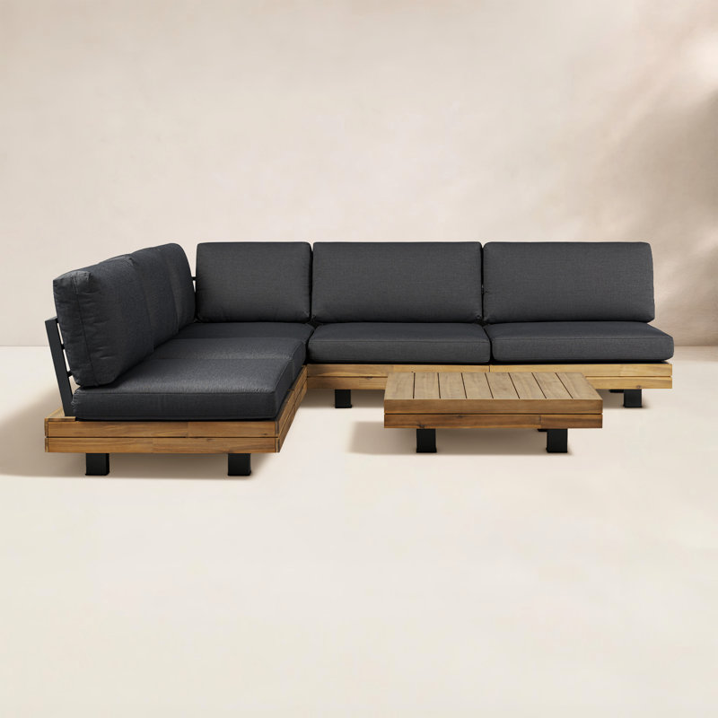 Veridian 5 - Person Patio Conversation Set with Cushions