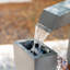 Grande fontaine sculpturale multi-niveaux en métal 38 po Red Barrel Studio®, gris et bronze