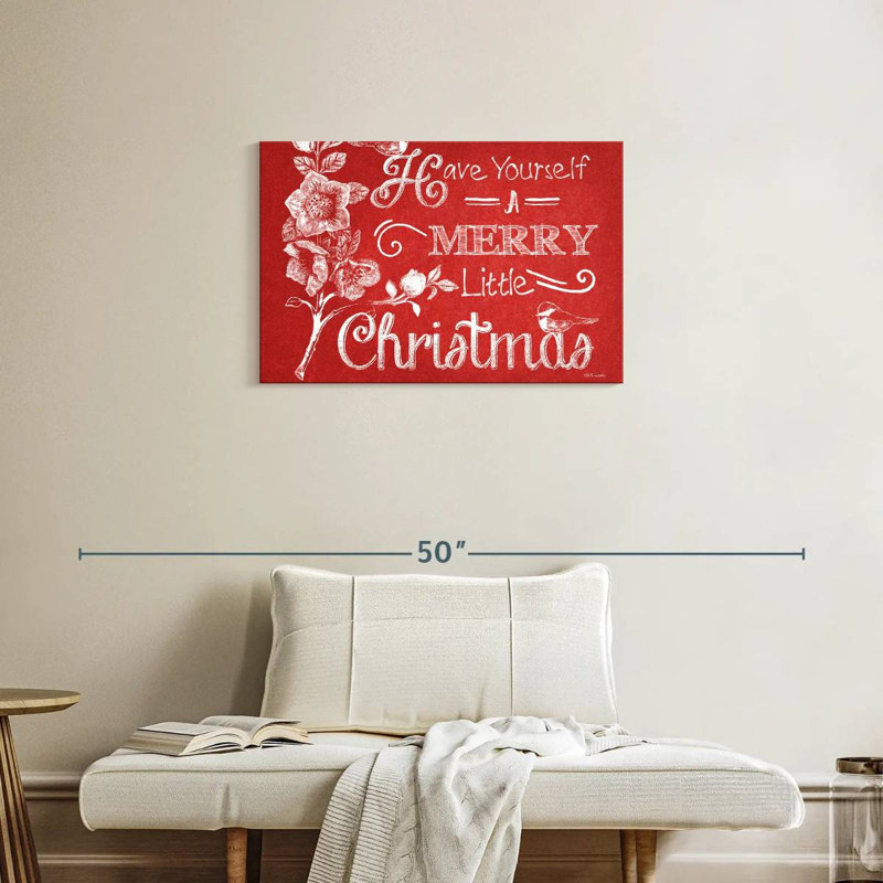 Tableau noir «Merry Christmas» - rouge, H 20 po x l 30 po